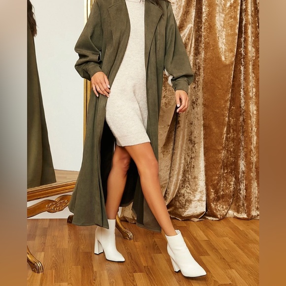 White leather upper Steve Madden heeled boots - Picture 11 of 12